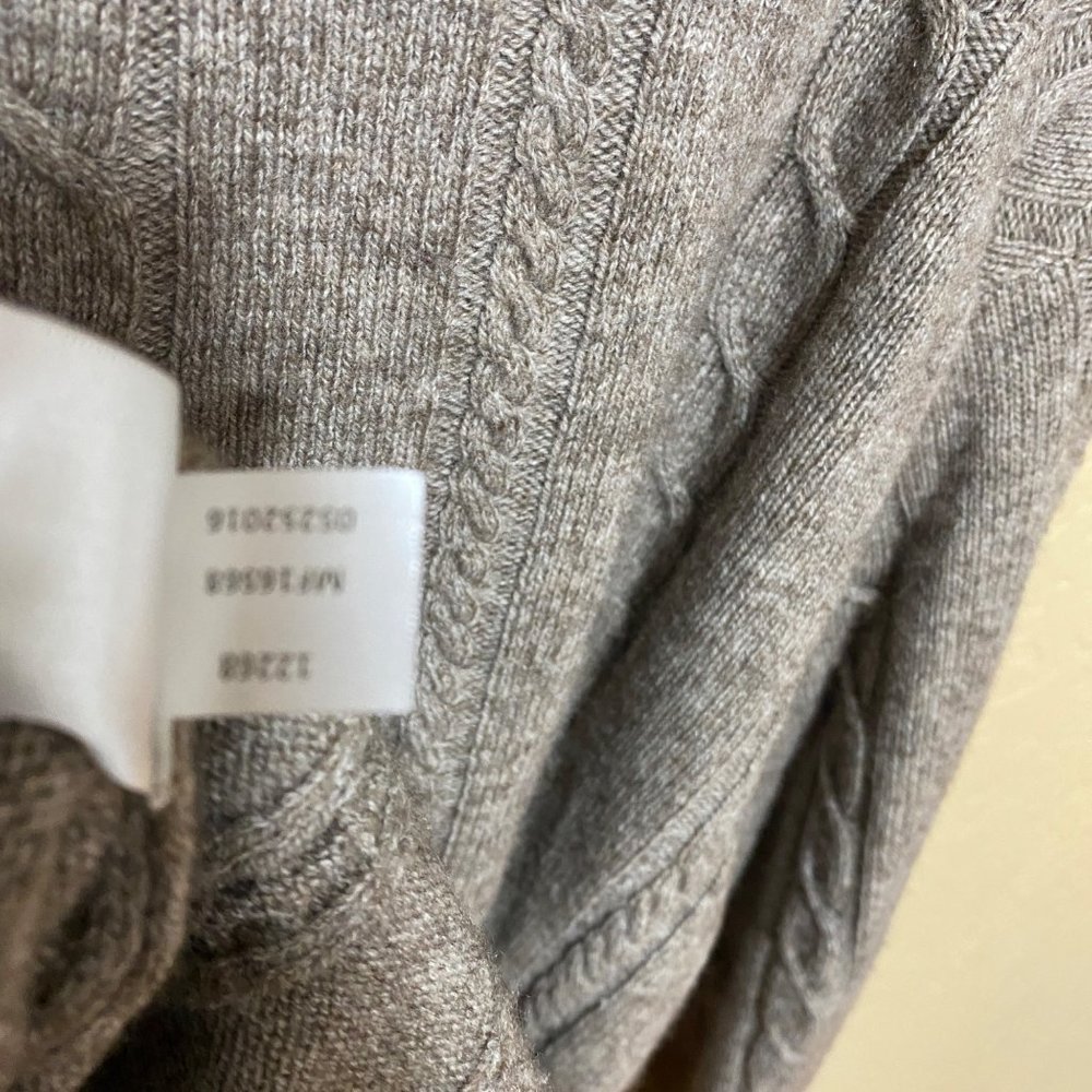 Peter Millar Men’s Sweater Size 2X Brown Long Sleeve Cashmere Blend Pull Over - Picture 5 of 8